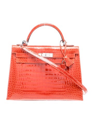 Shiny Porosus Crocodile Kelly II Sellier 32