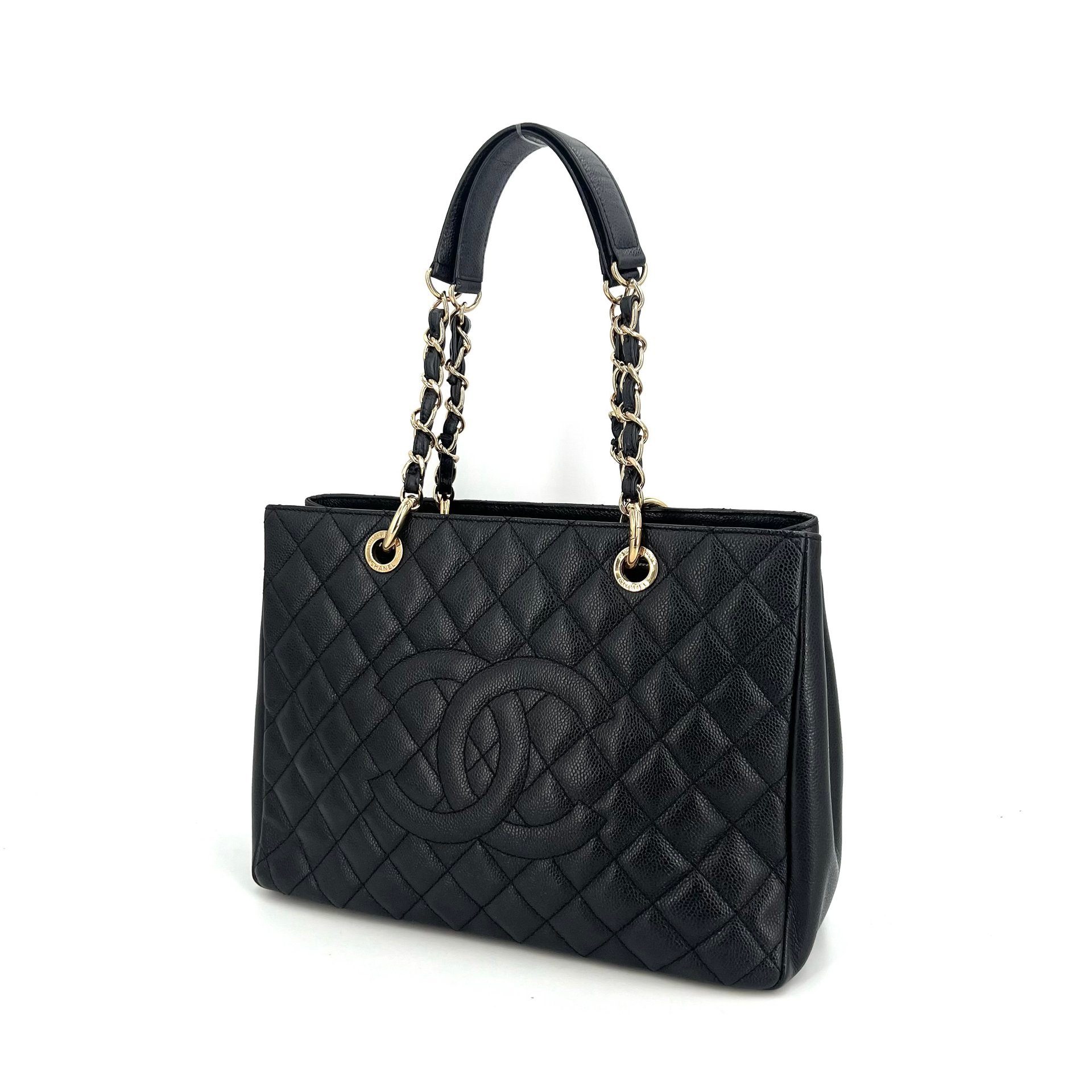 Grand shopping leather tote