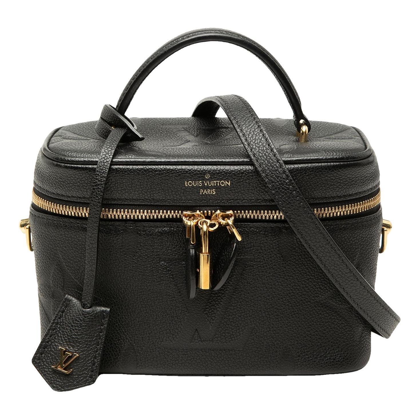 Vanity leather handbag