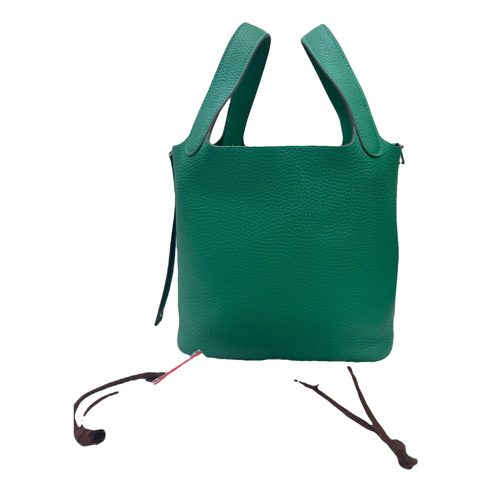 Picotin leather tote