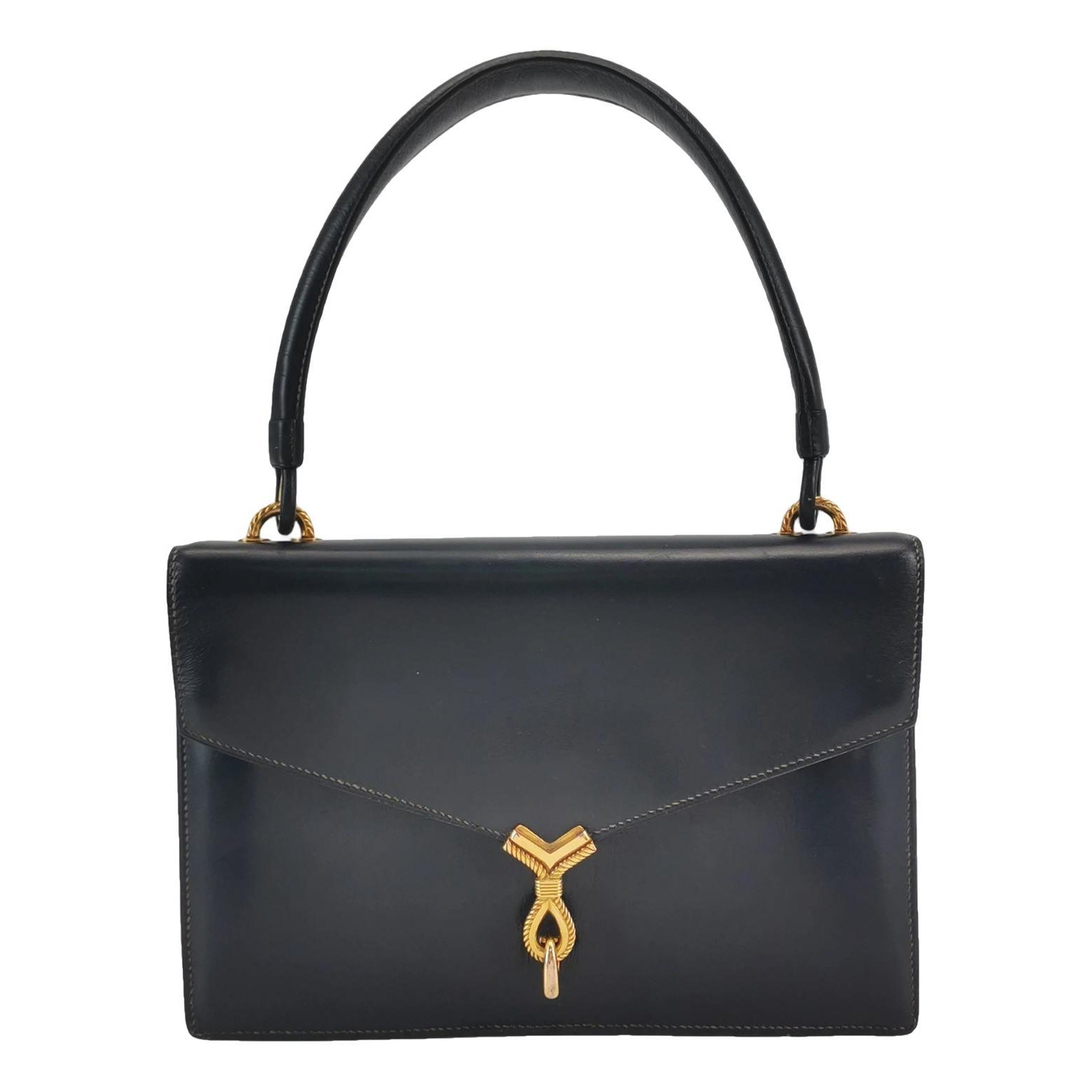 Cordeliere leather handbag