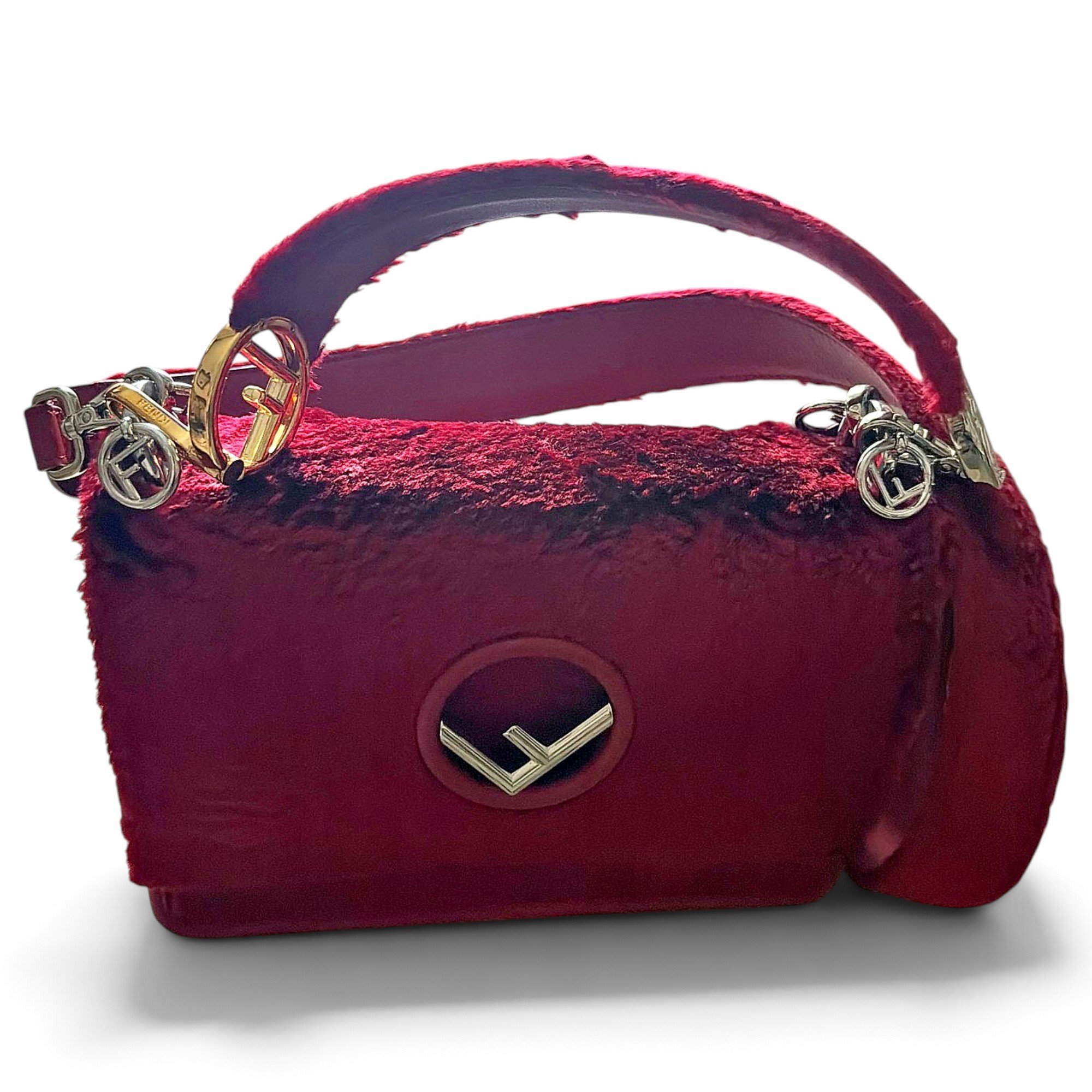 Velvet handbag