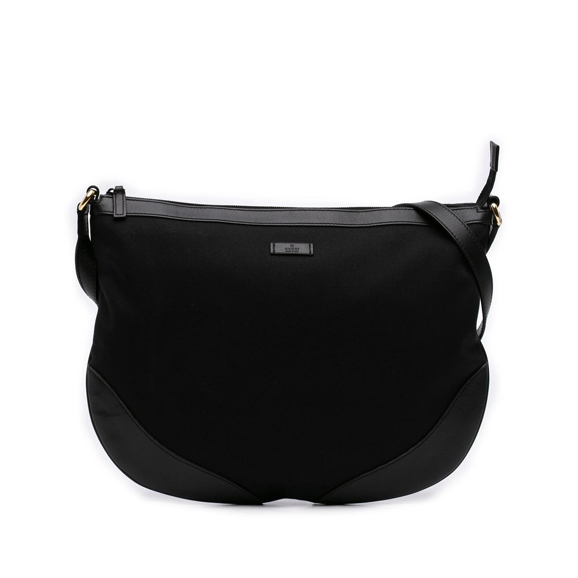 Gucci B leather crossbody bag