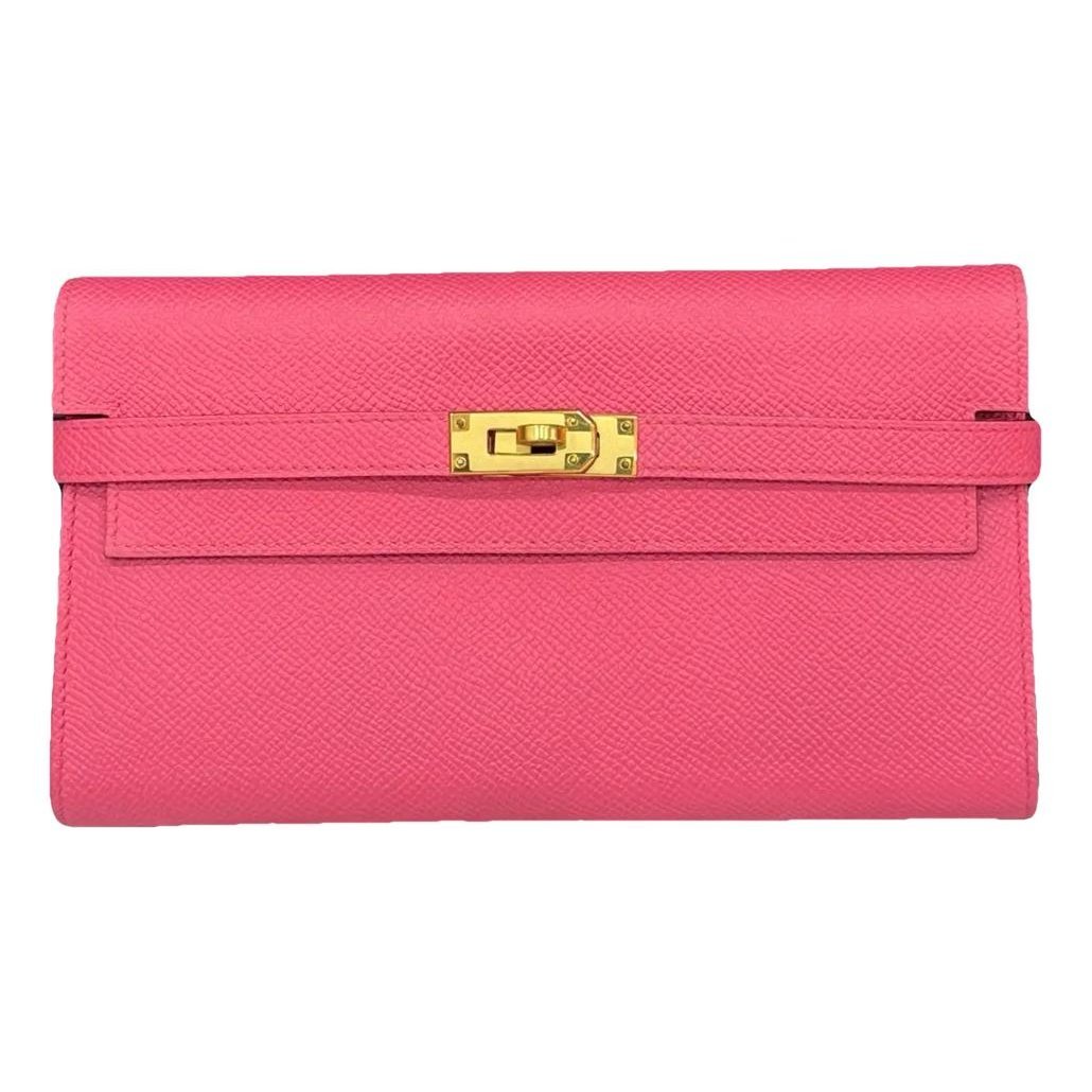 Kelly to go leather clutch bag