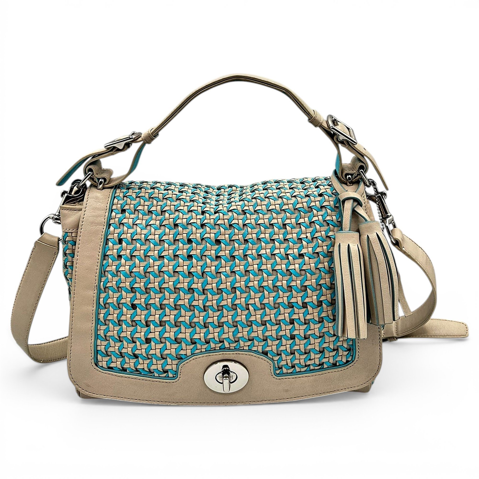 Leather crossbody bag