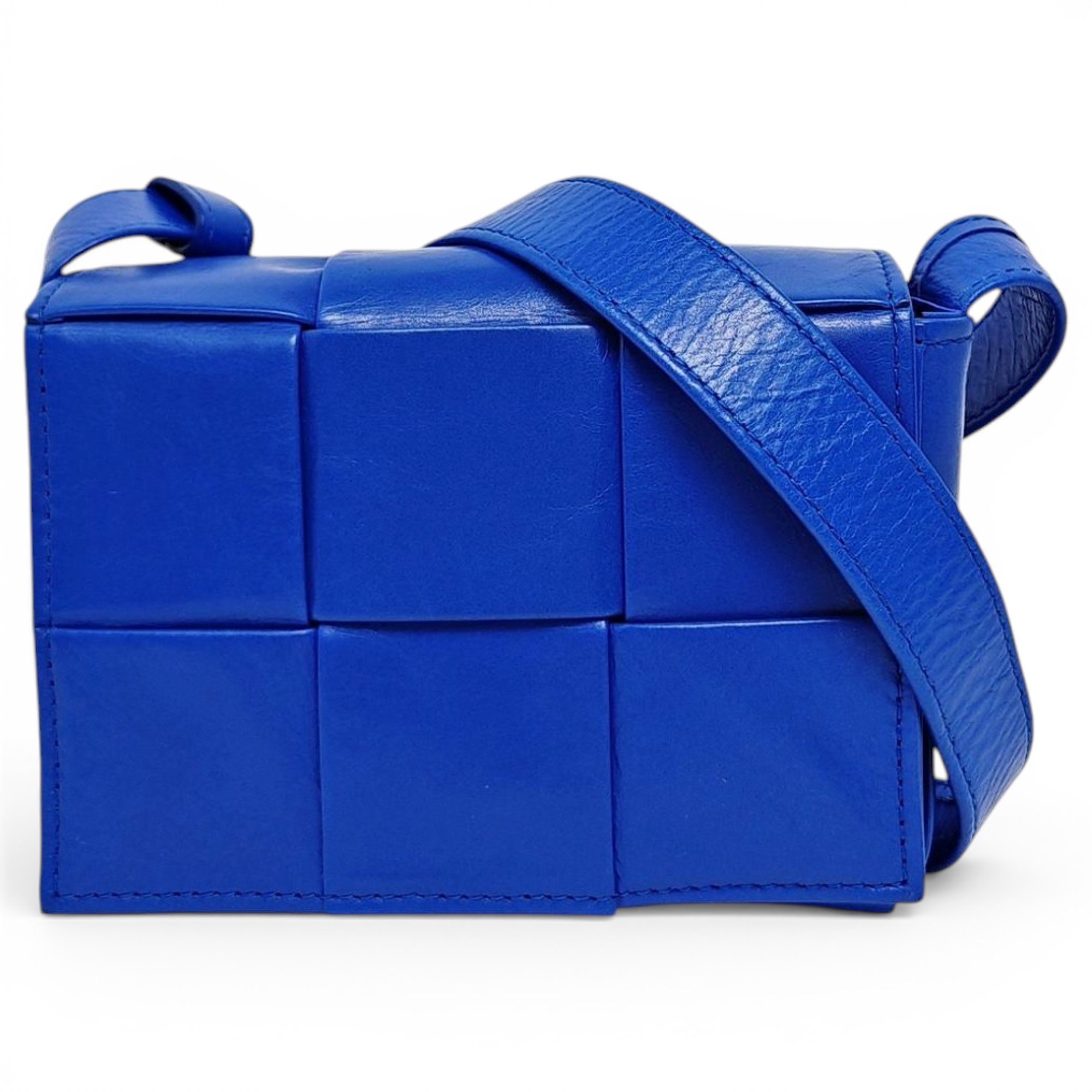 Cassette leather handbag