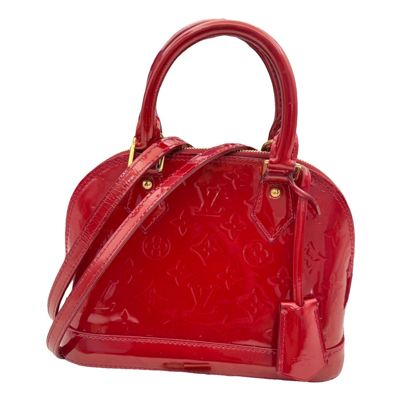 Alma patent leather handbag