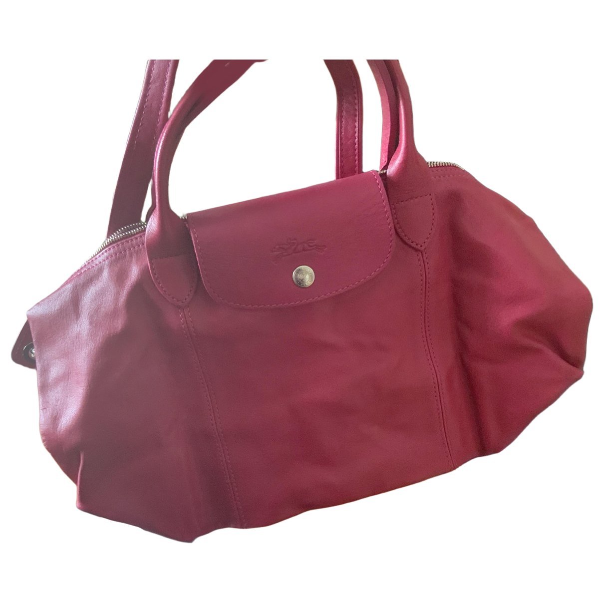 Pliage leather handbag