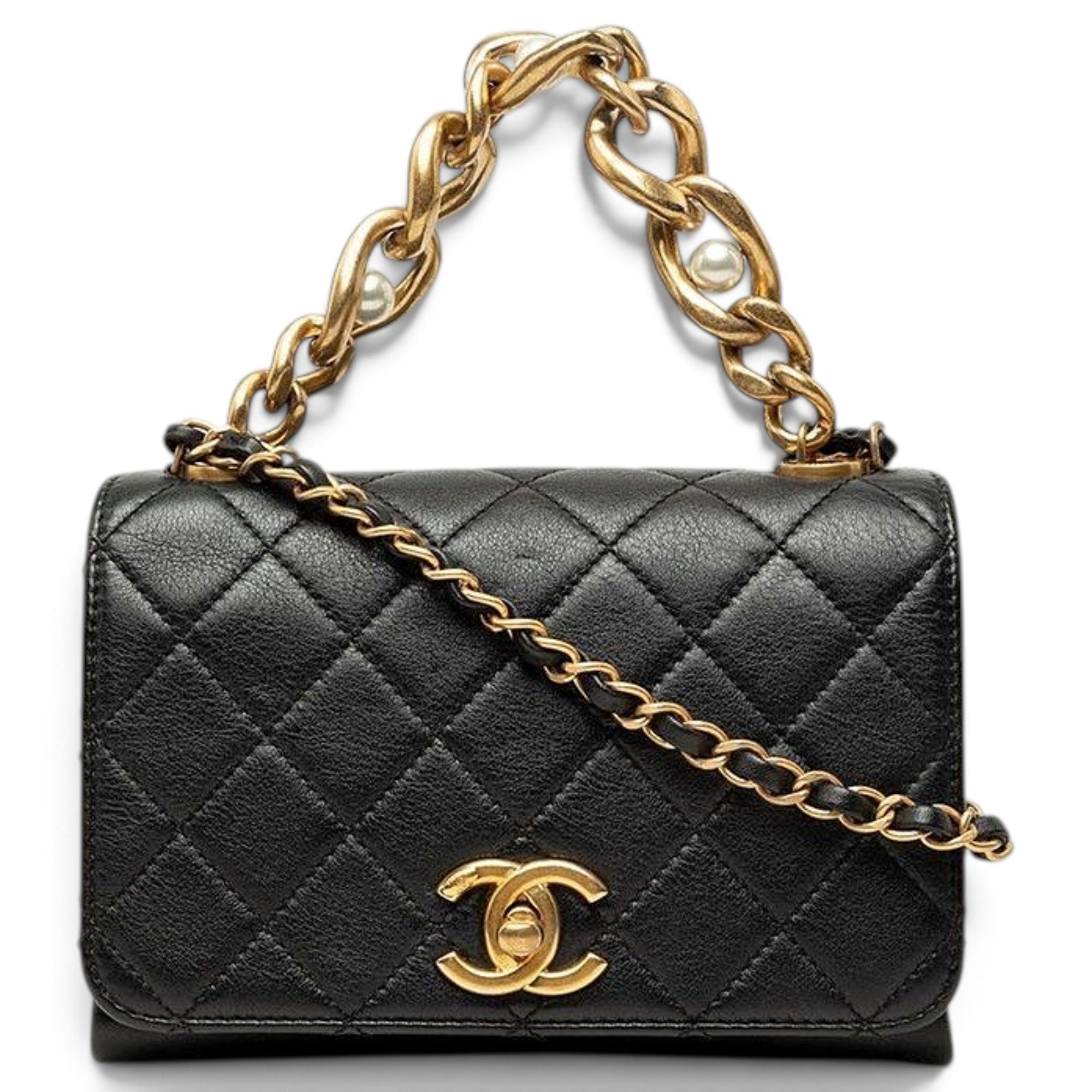 Pearl Bag pony-style calfskin handbag