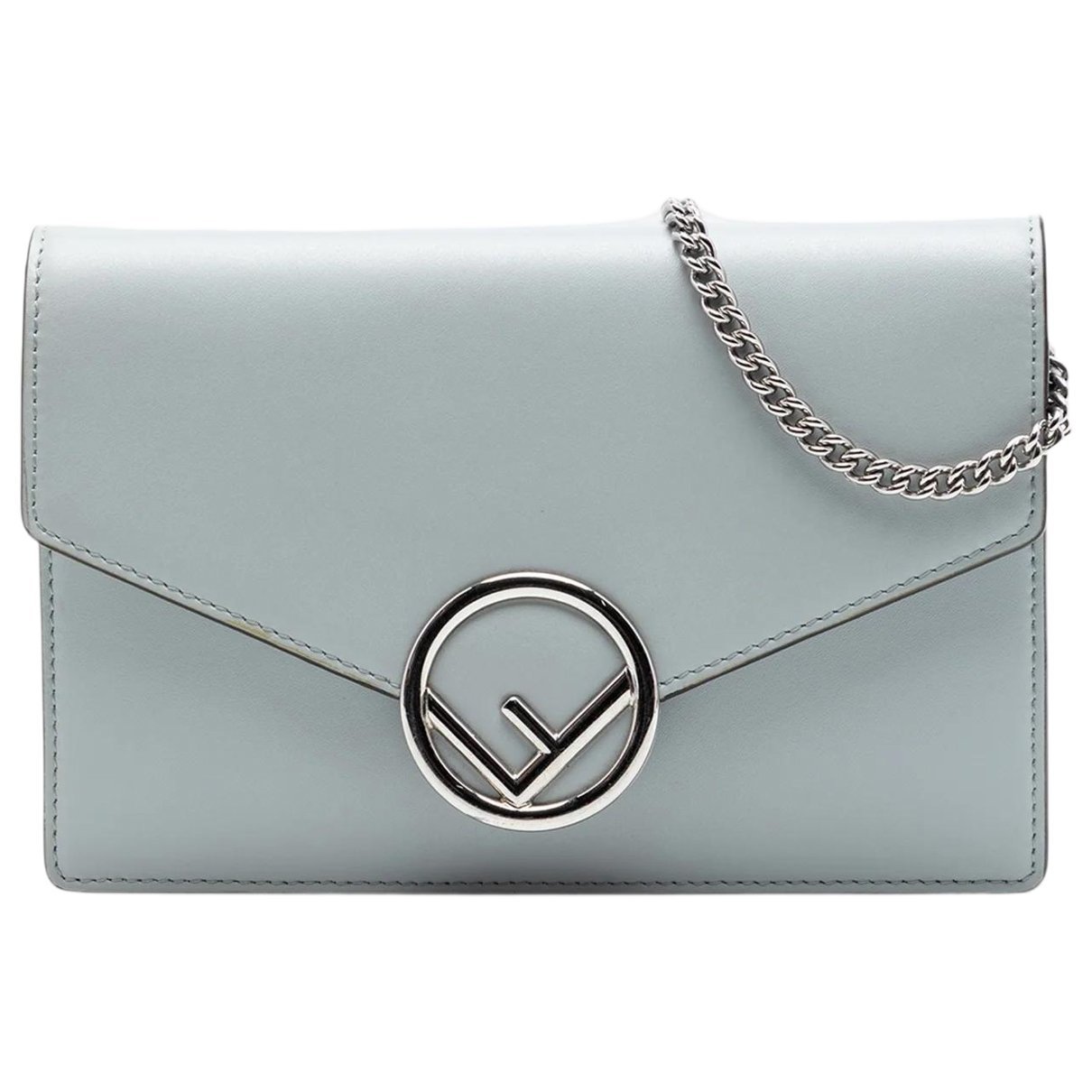 Wallet On Chain leather crossbody bag