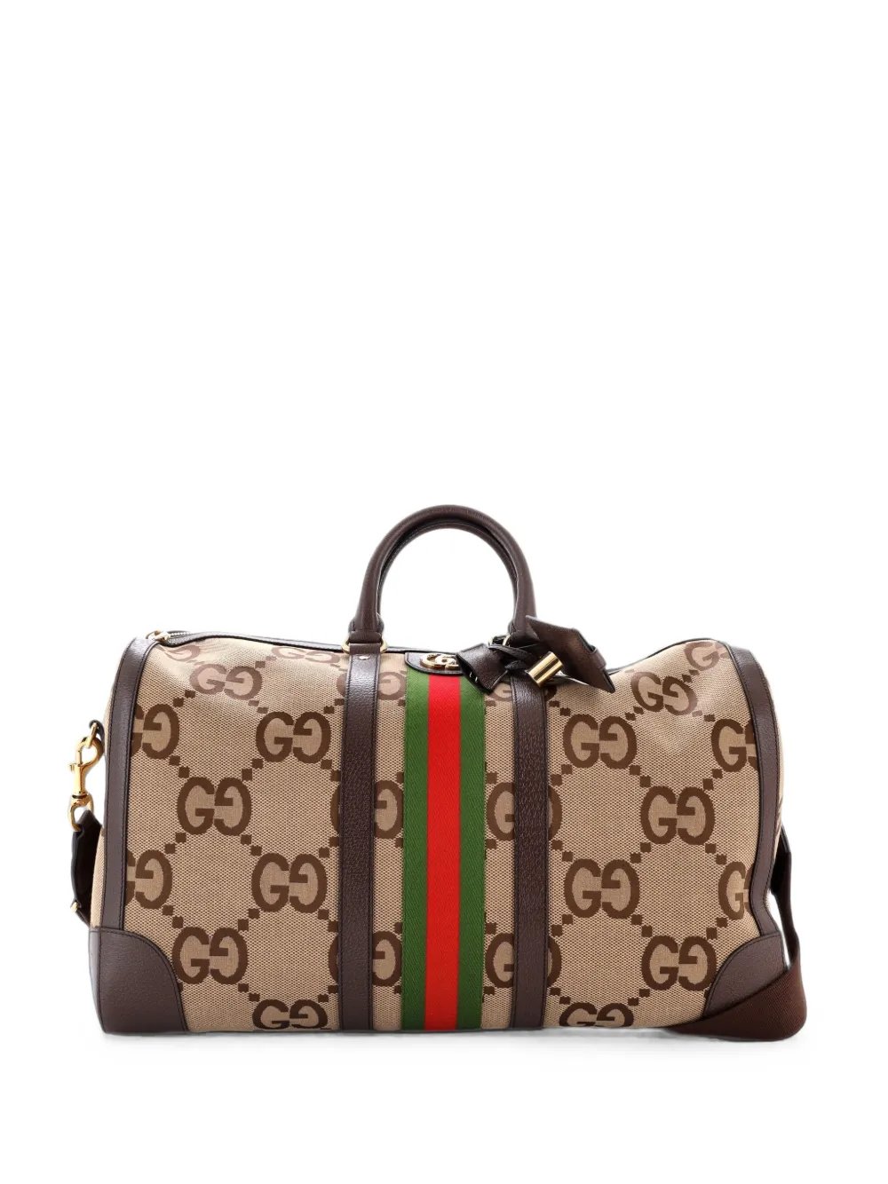 Savoy Web Convertible Duffle Bag Jumbo GG Canvas Large travel bag