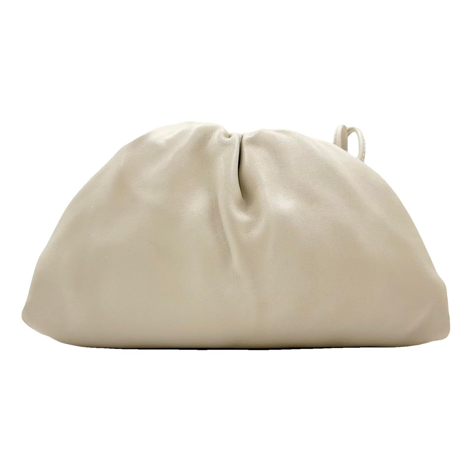 Pouch leather handbag