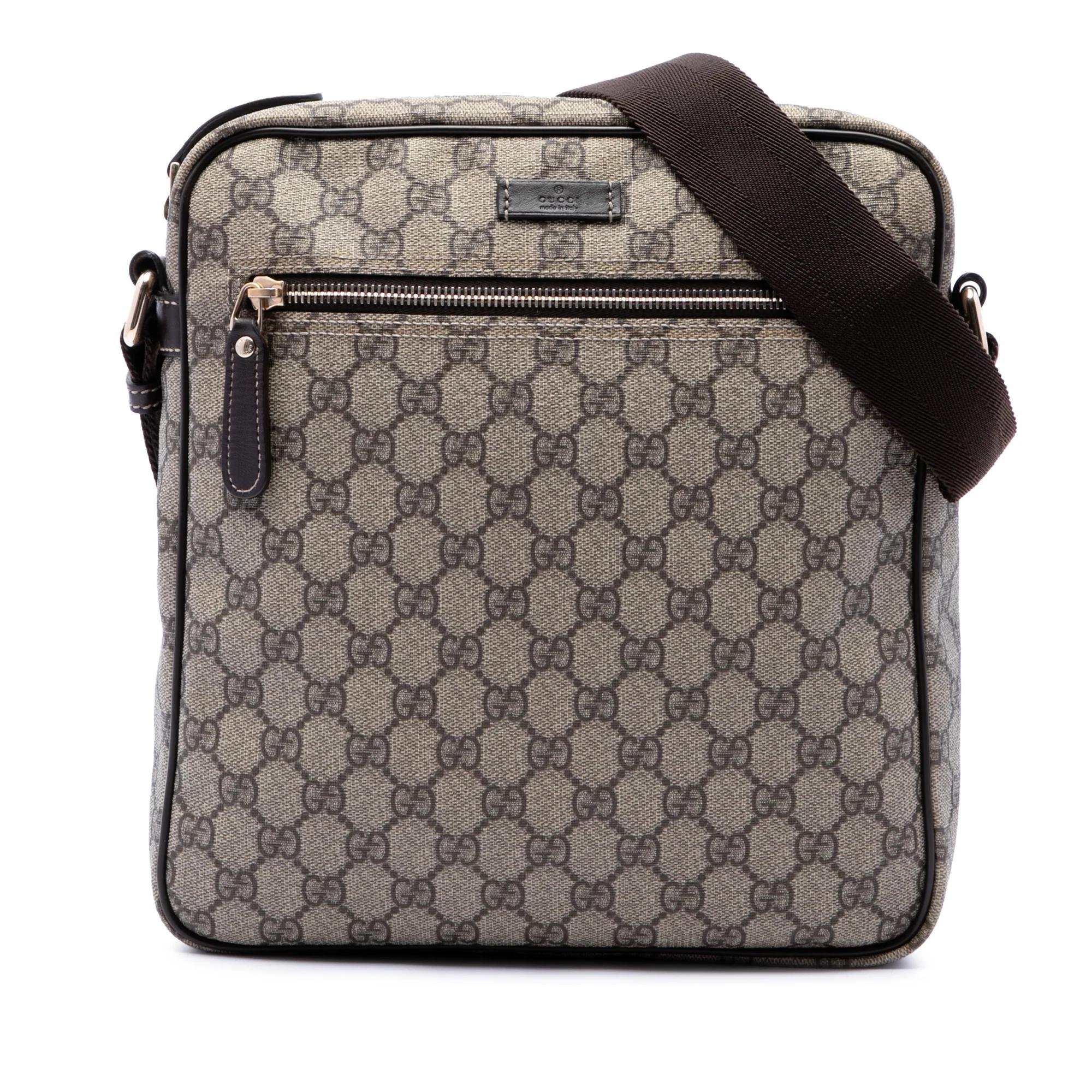 Gucci B leather crossbody bag