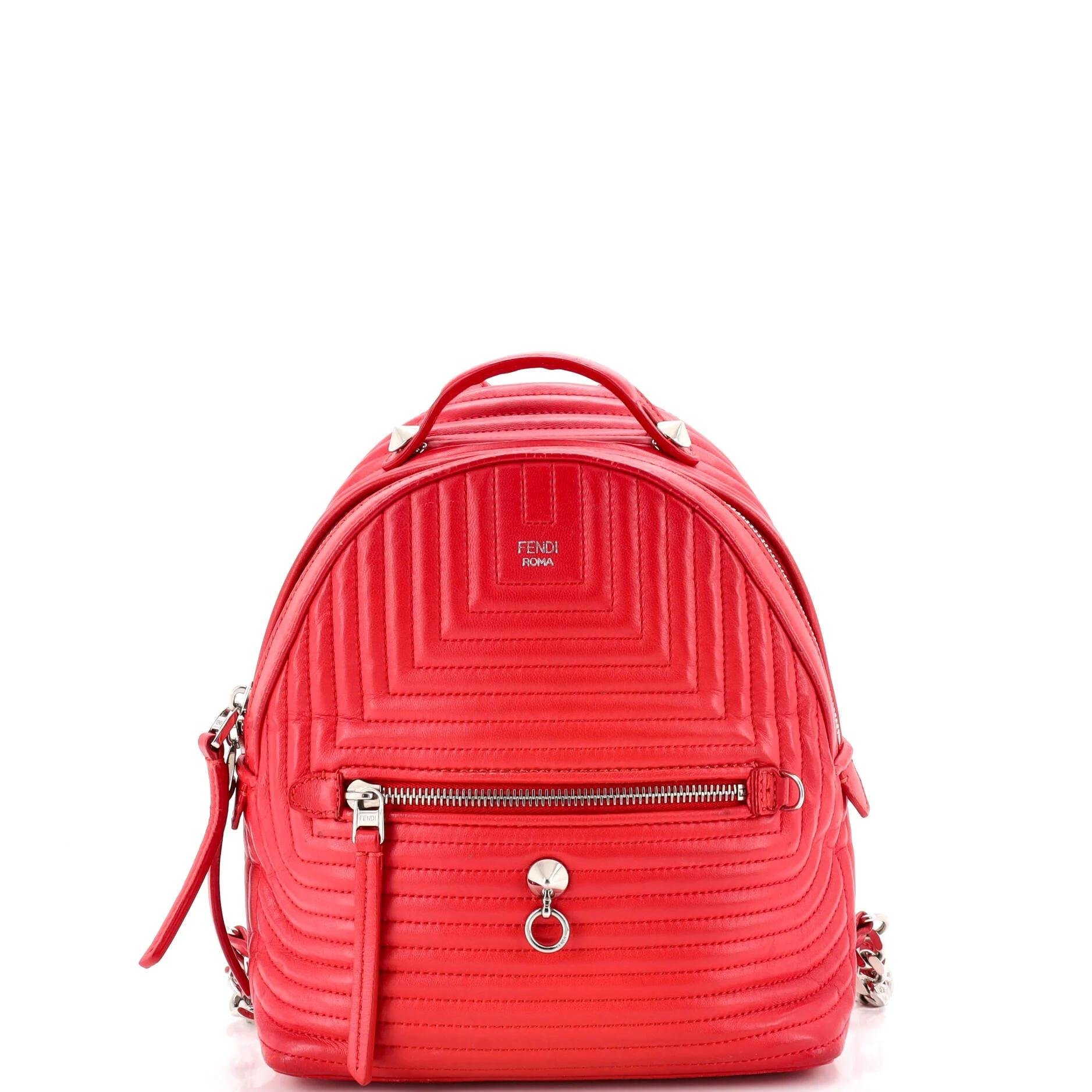 Leather backpack