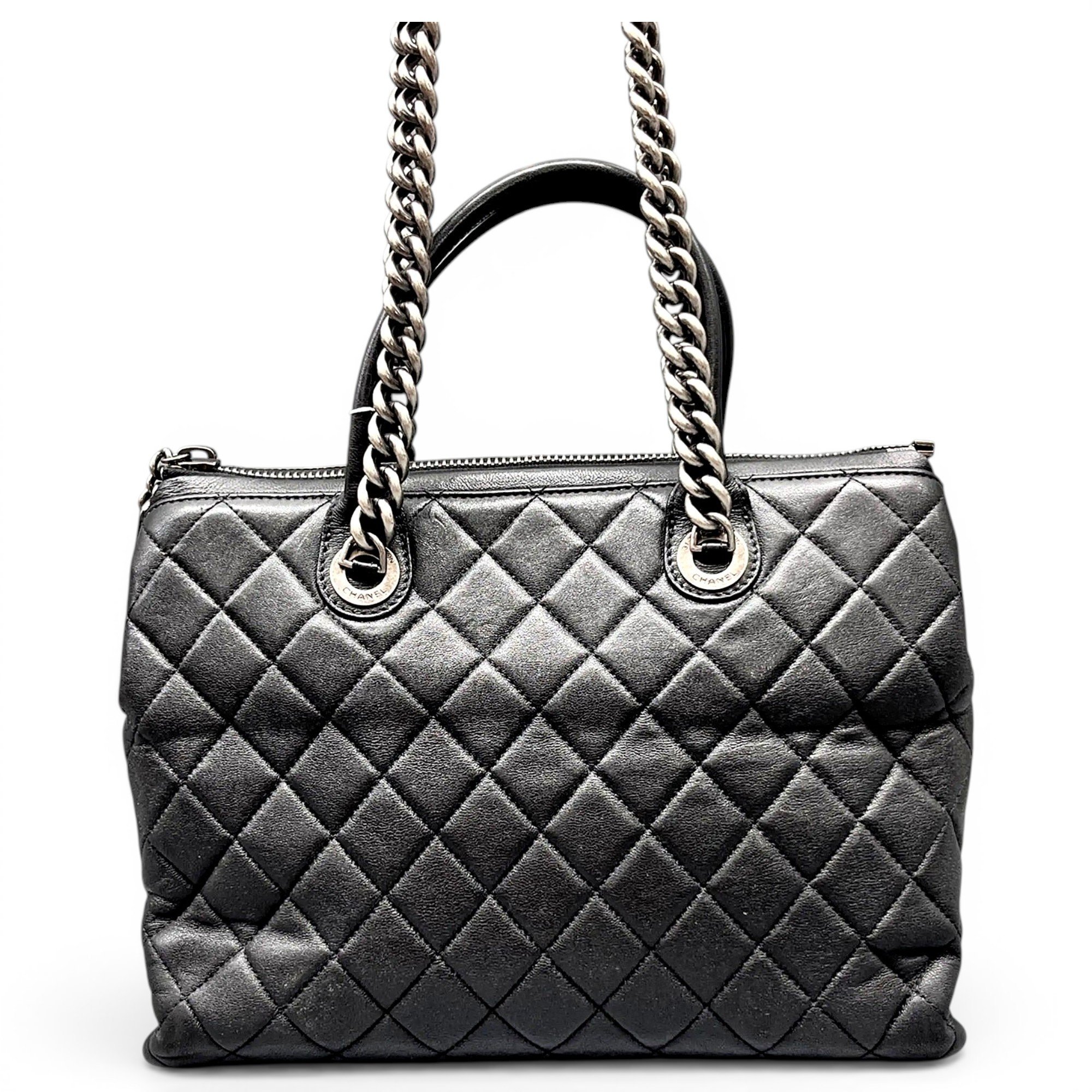 Grand shopping leather handbag
