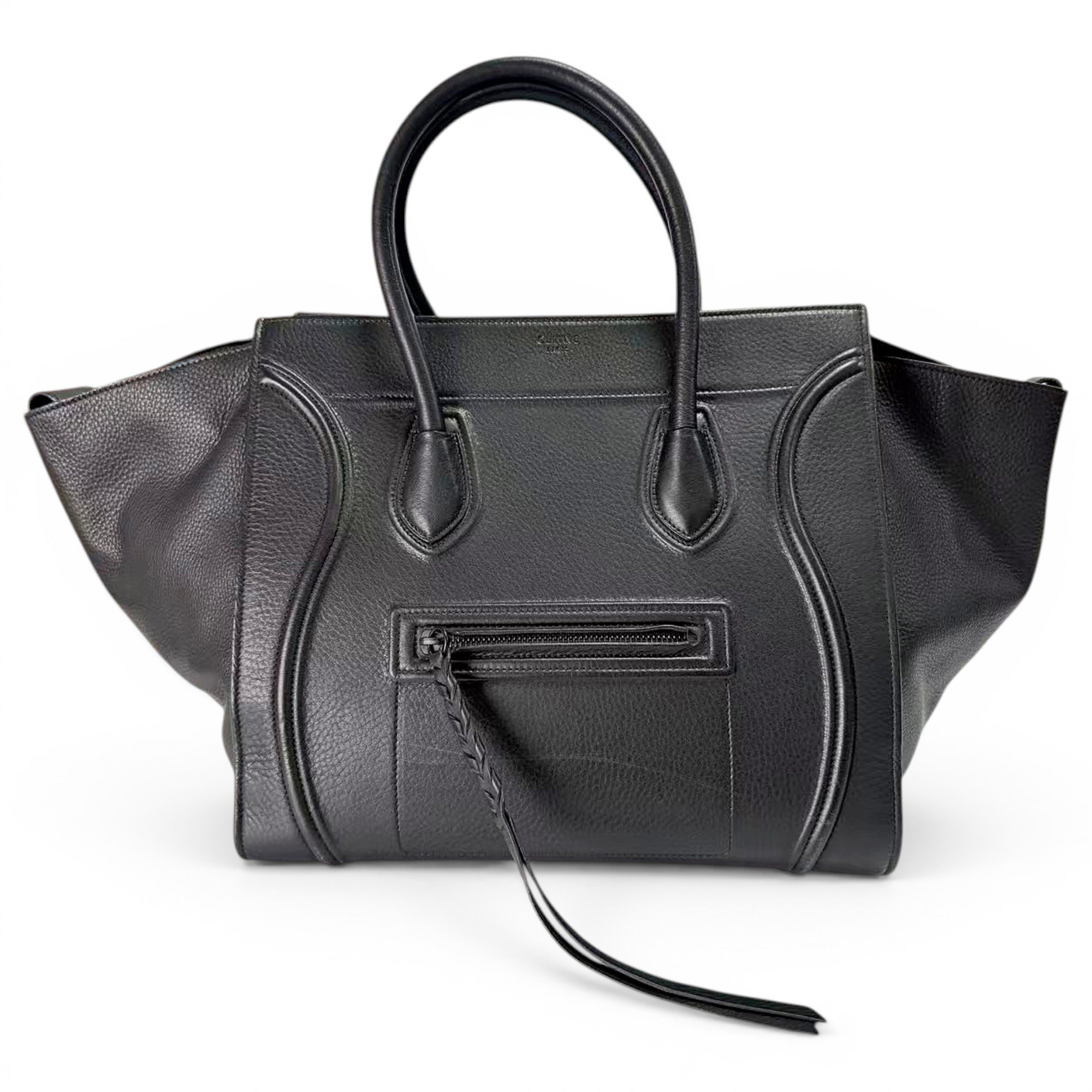 Celine Luggage Phantom leather handbag
