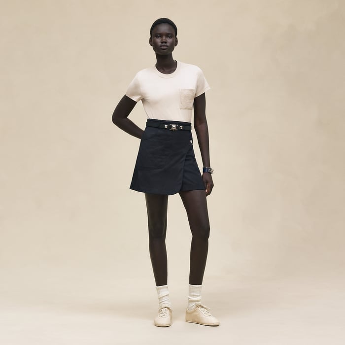 Beige Pierre d'Istrie Embroidered Pocket T-shirt