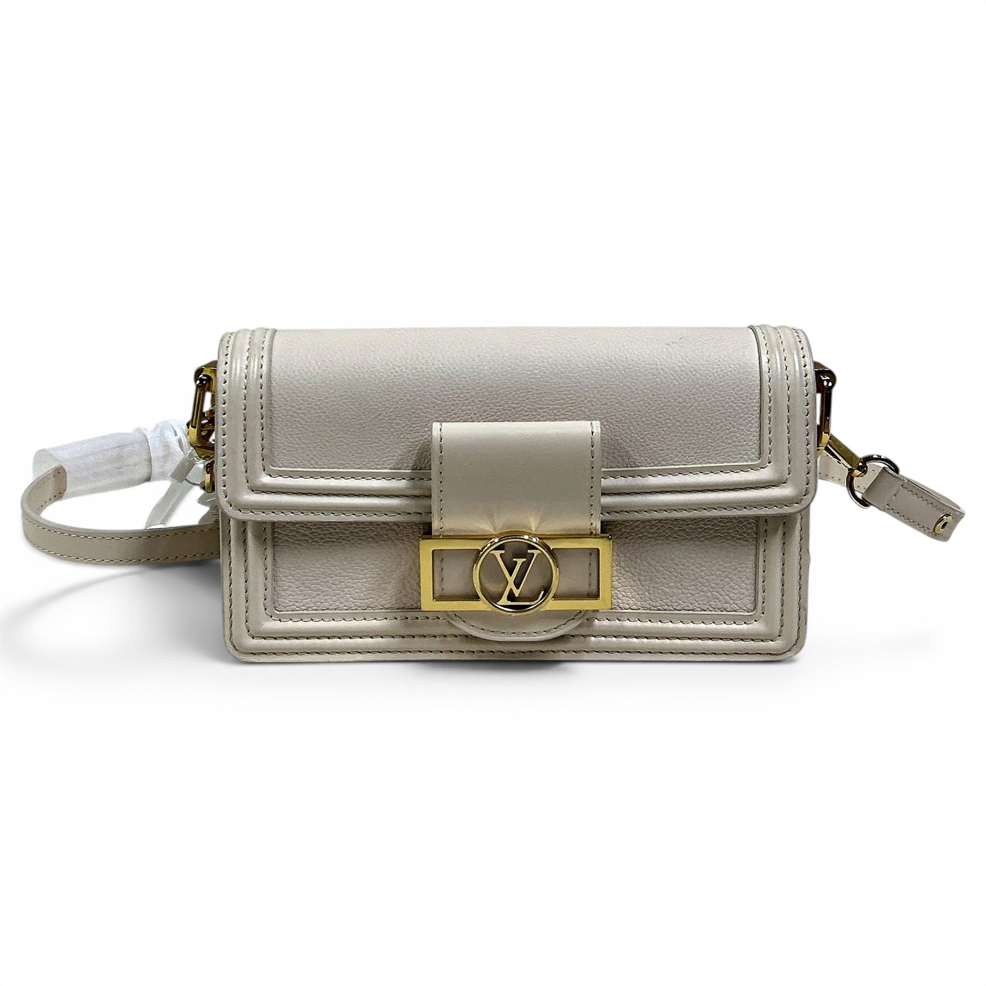 Dauphine leather handbag