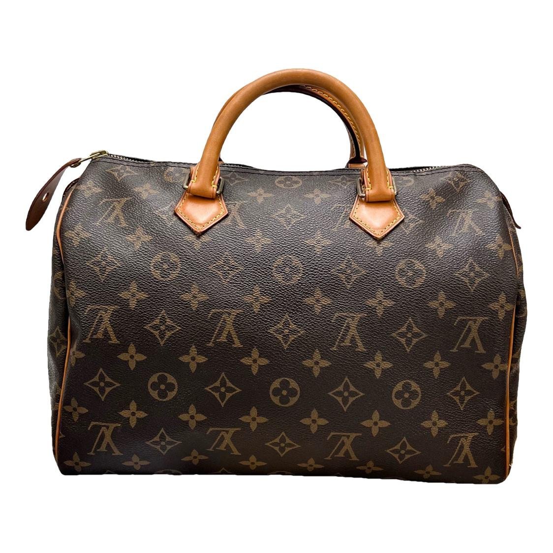 Speedy leather handbag