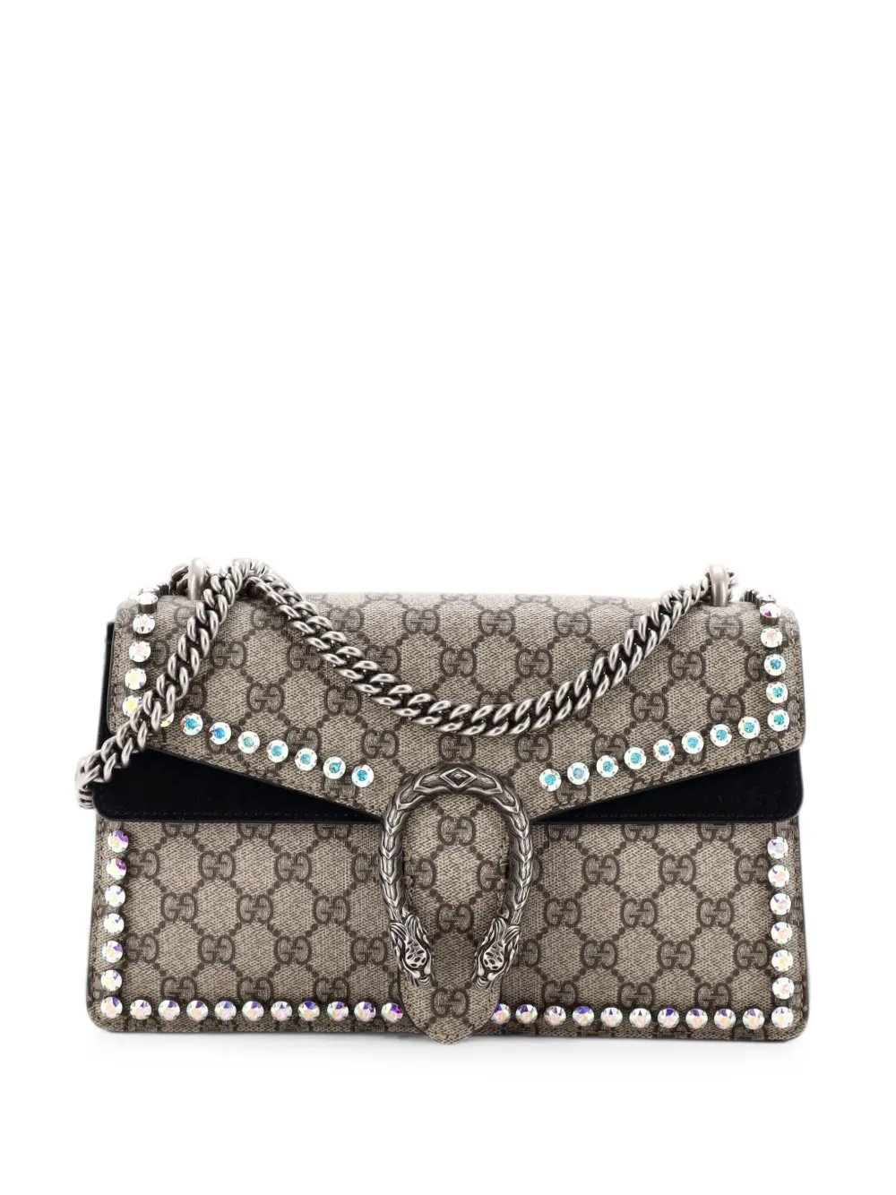 Dionysus Bag Crystal Embellished GG Coated Canvas Medium shoulder bag