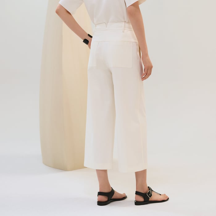 Blanc Naturel Cropped Pants