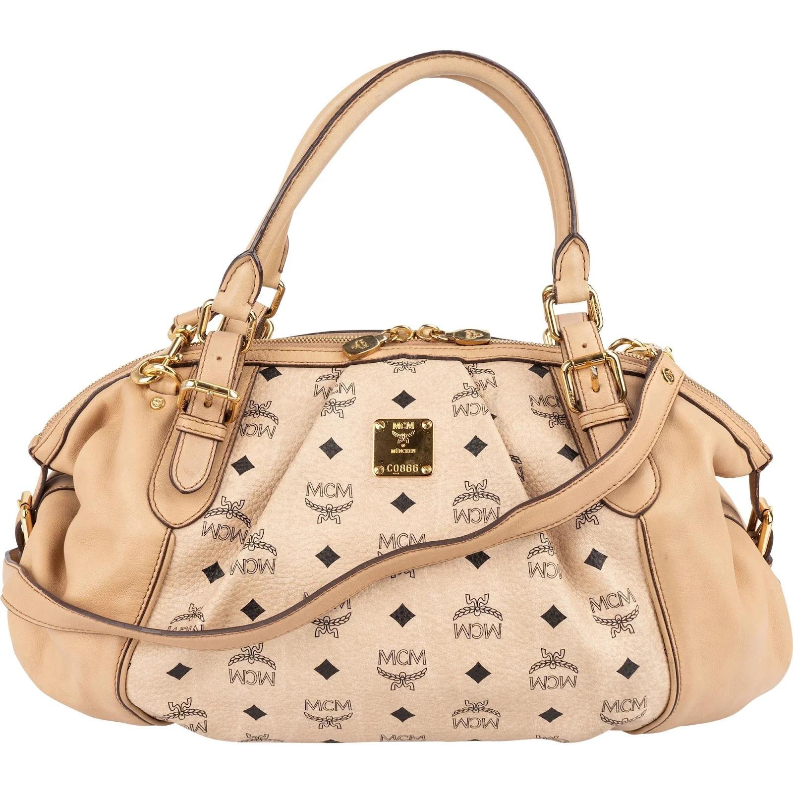 Boston leather handbag