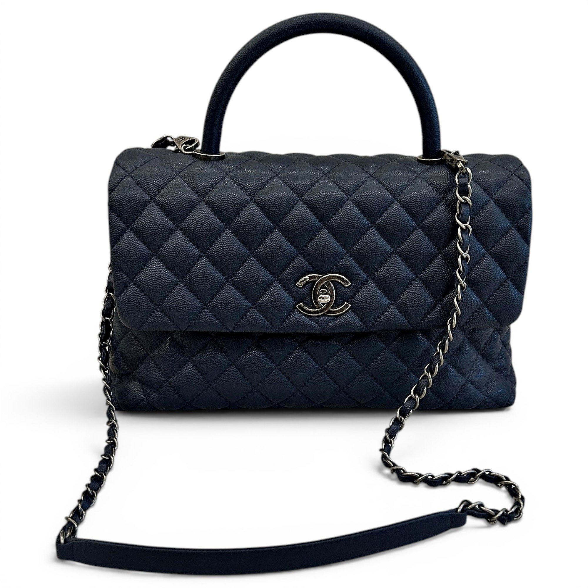 Coco Handle leather handbag