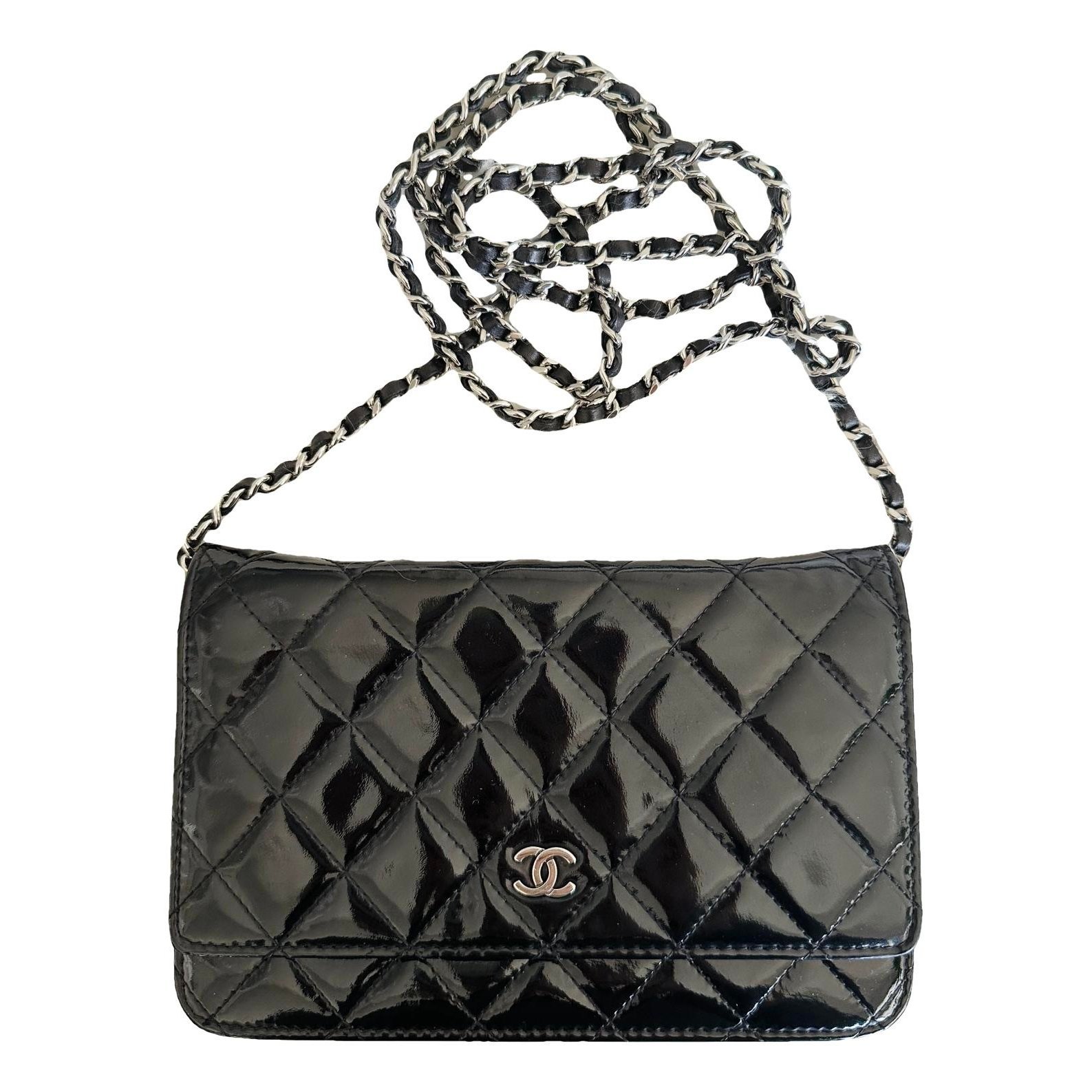 Wallet On Chain Timeless/Classique leather crossbody bag