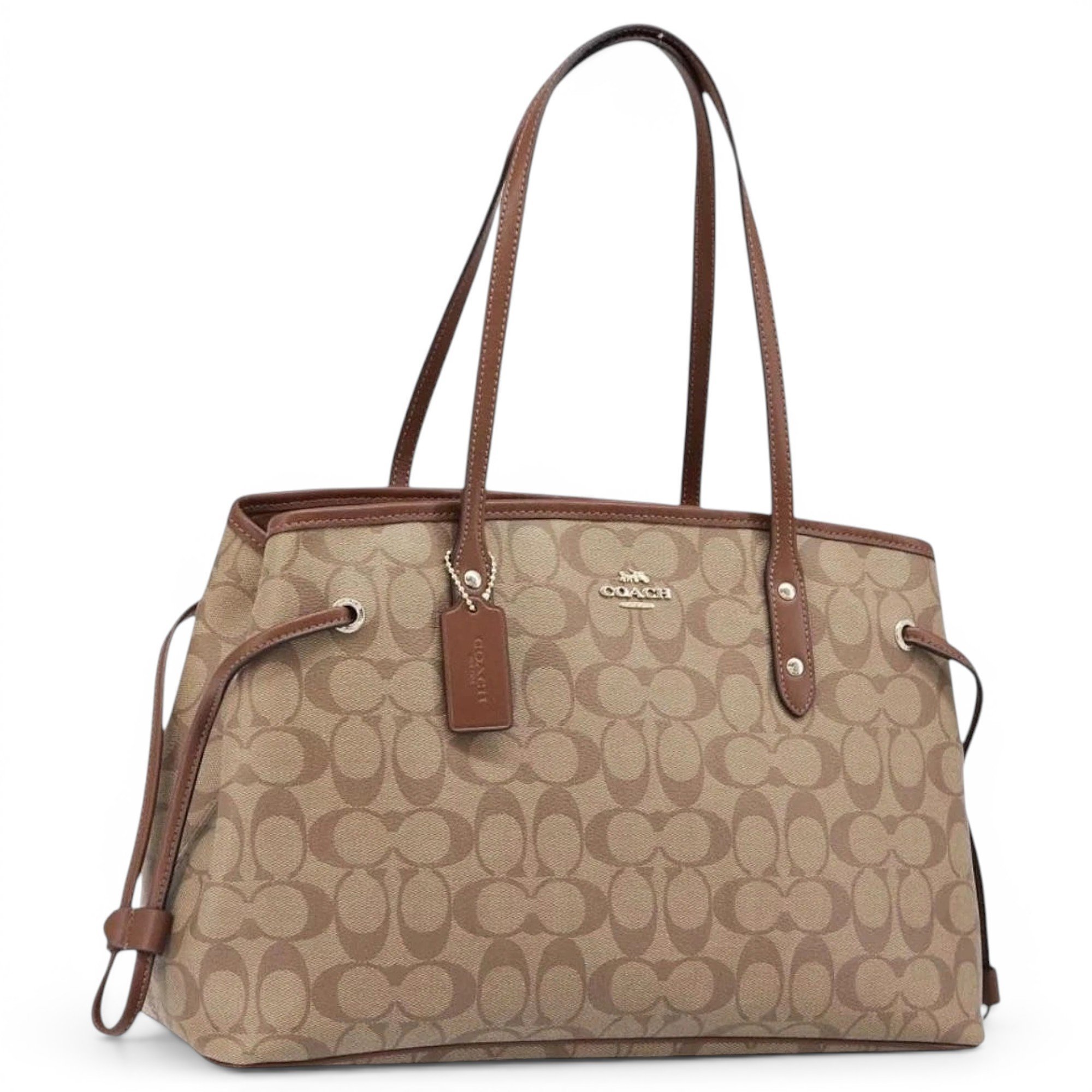 Leather tote