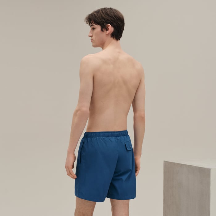 Bleu Amiral "H Fantome" Swim Trunks