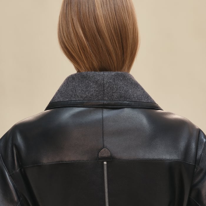 Noir Short Blanket Coat