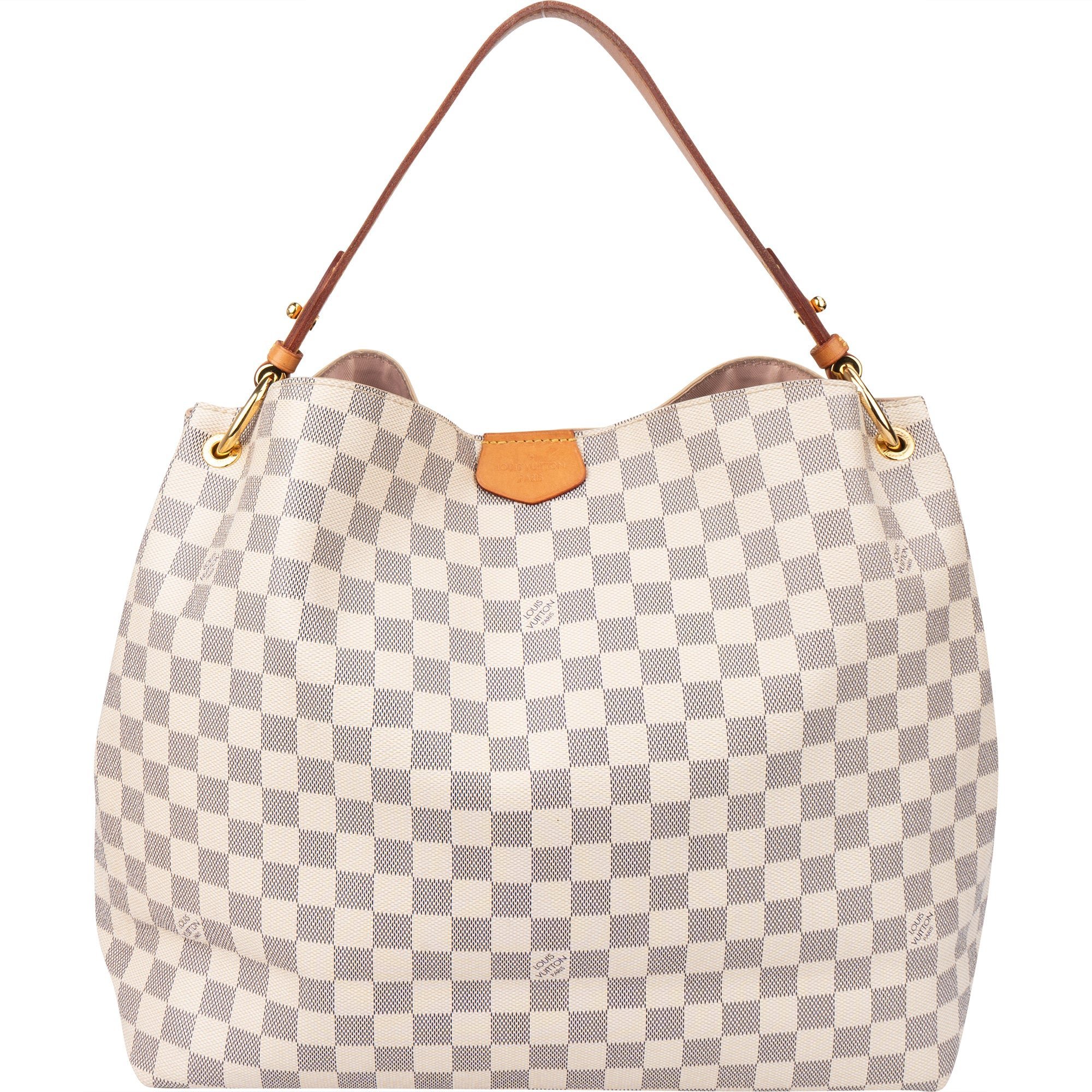 Graceful leather handbag