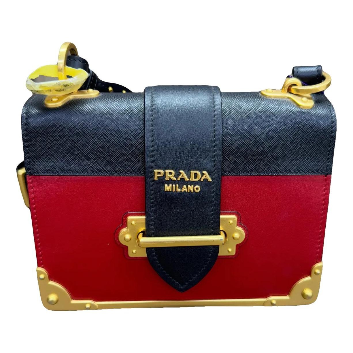 Cahier leather handbag