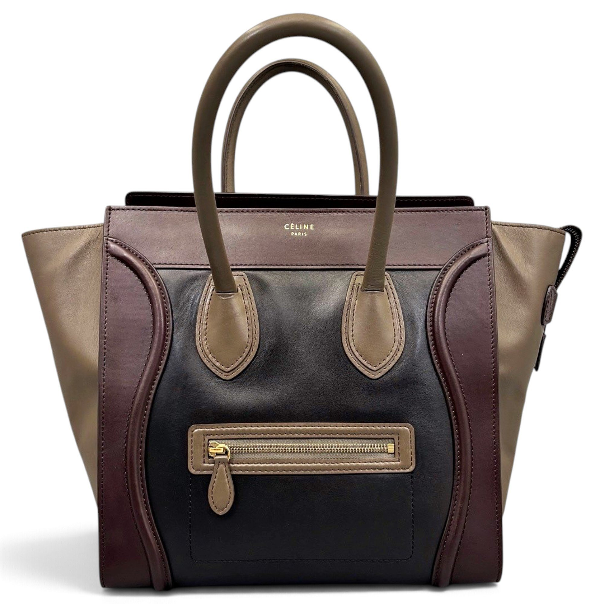 Luggage leather handbag