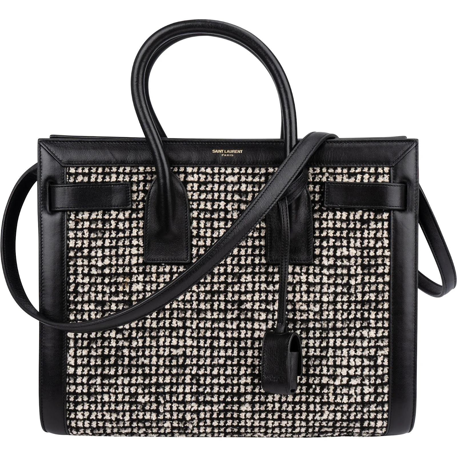 Sac de Jour tweed handbag