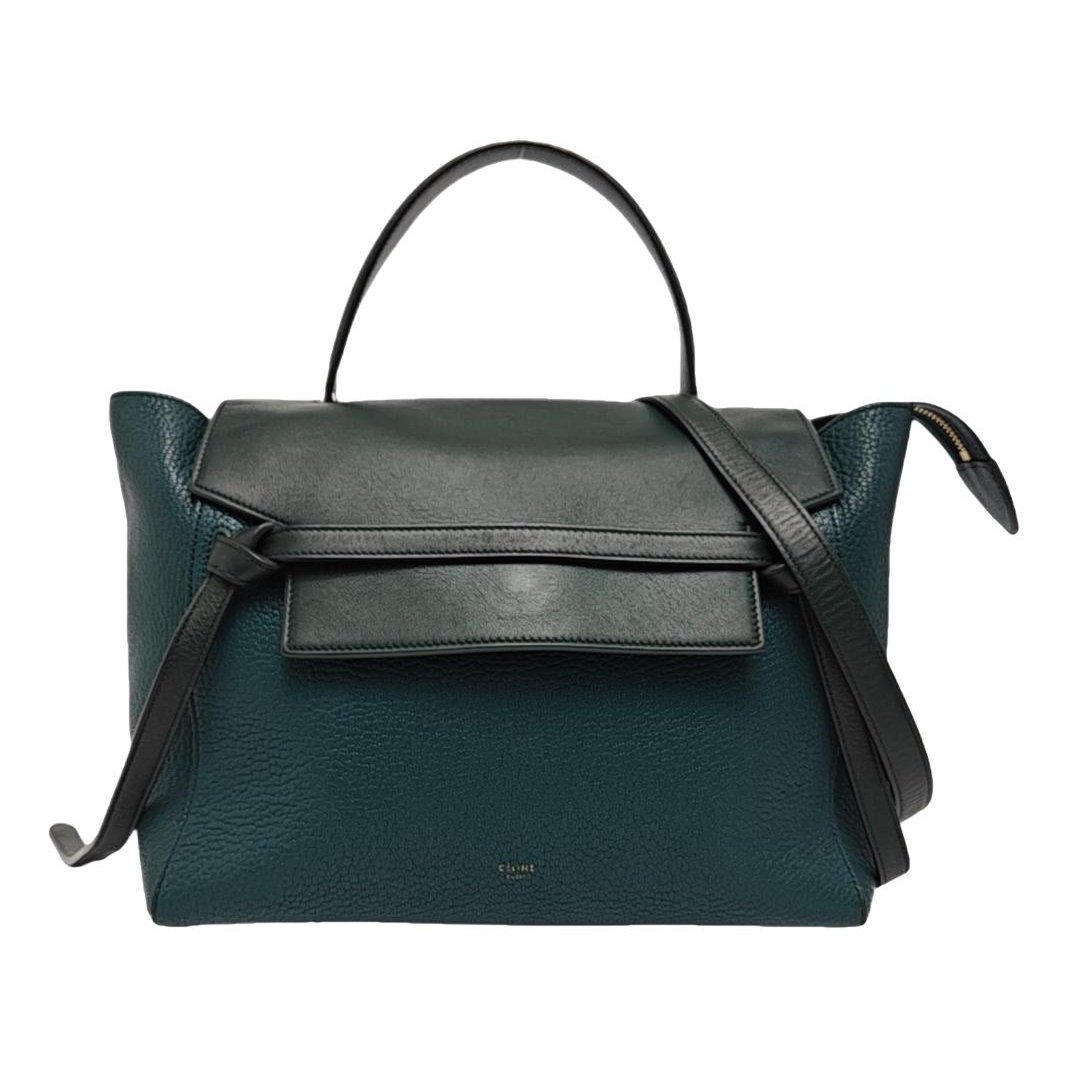 Belt leather handbag