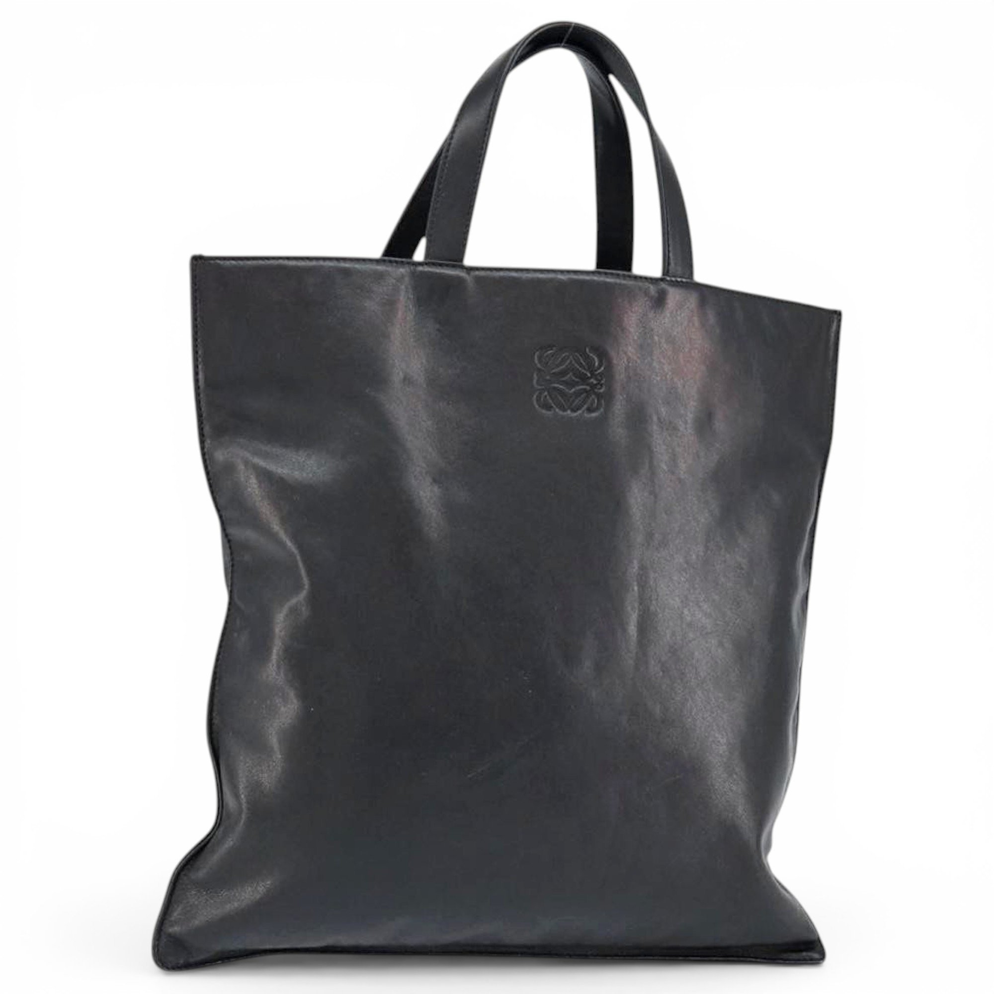 Anagram leather tote