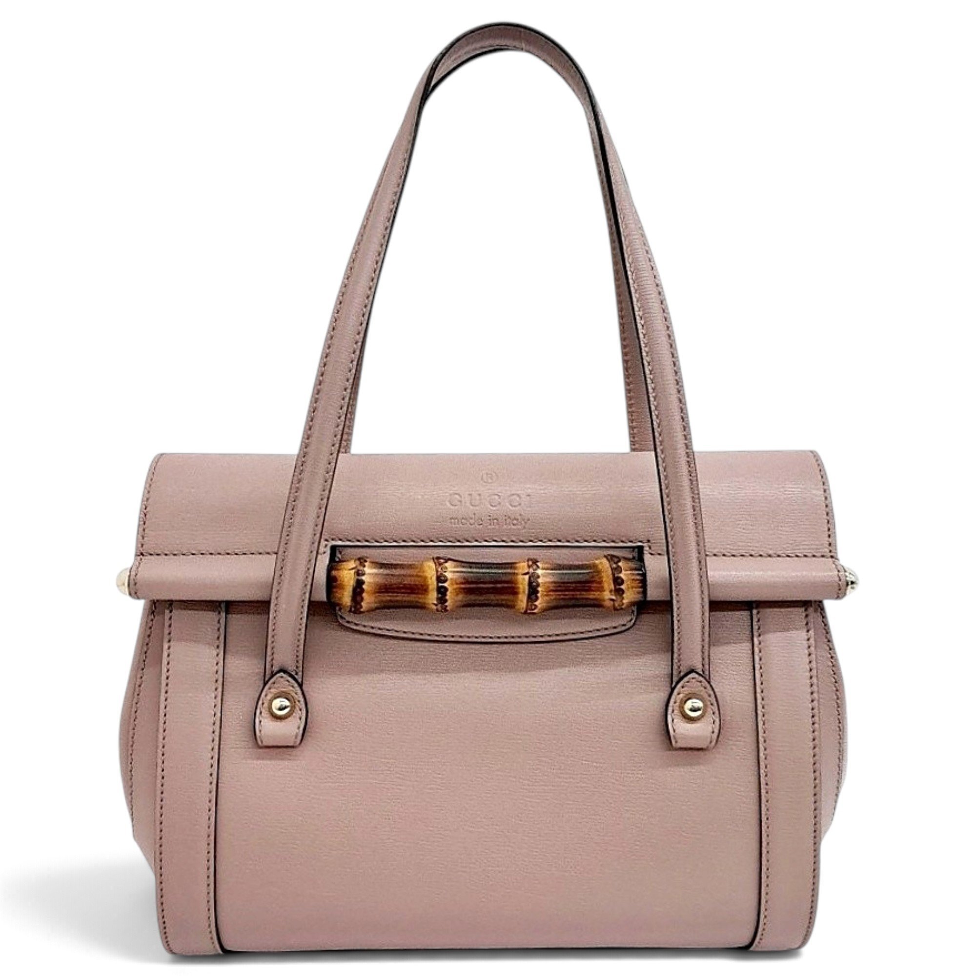Bamboo leather tote