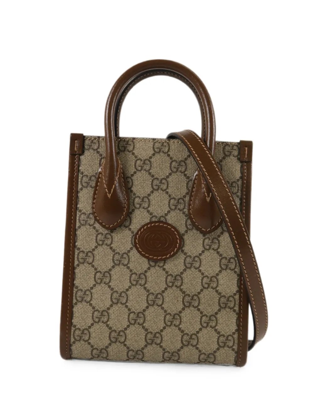 mini GG Supreme Interlocking tote bag
