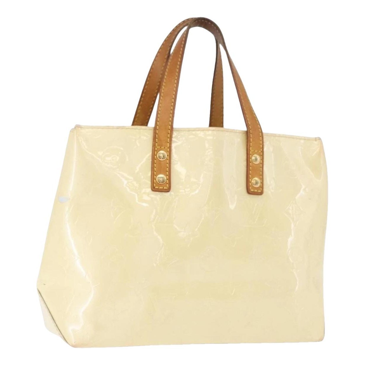 Patent leather handbag