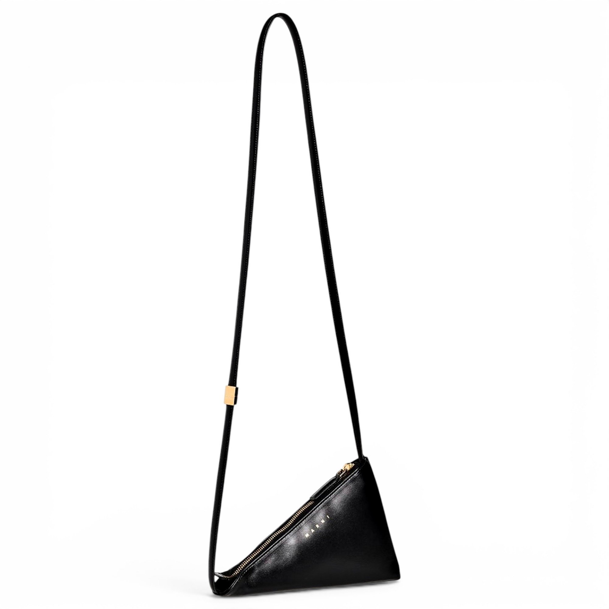 Marni Prisma Triangle leather crossbody bag
