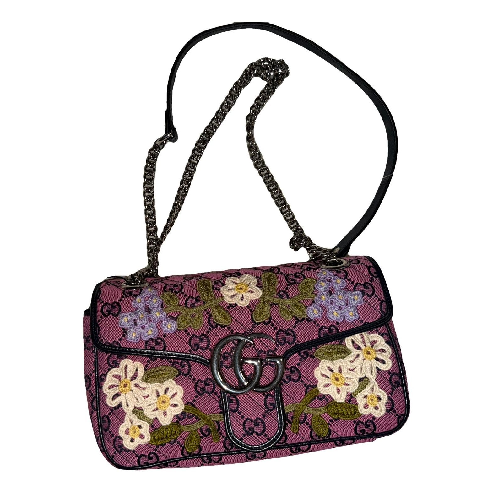 Marmont cloth crossbody bag