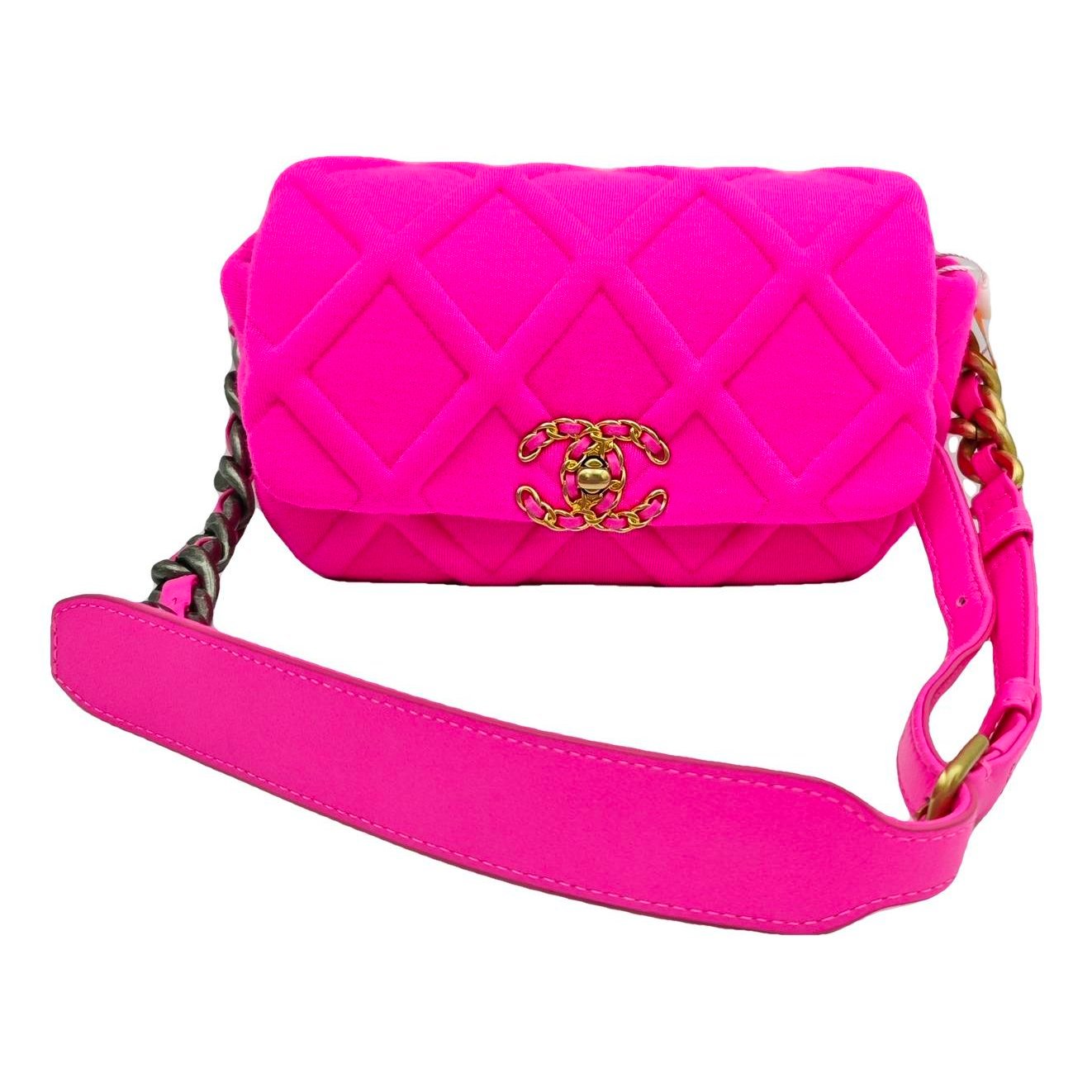 Chanel 19 cloth handbag