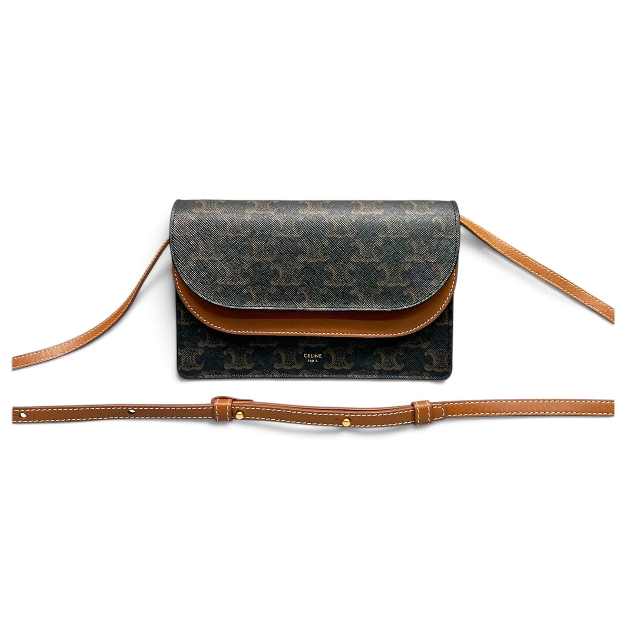 Leather crossbody bag