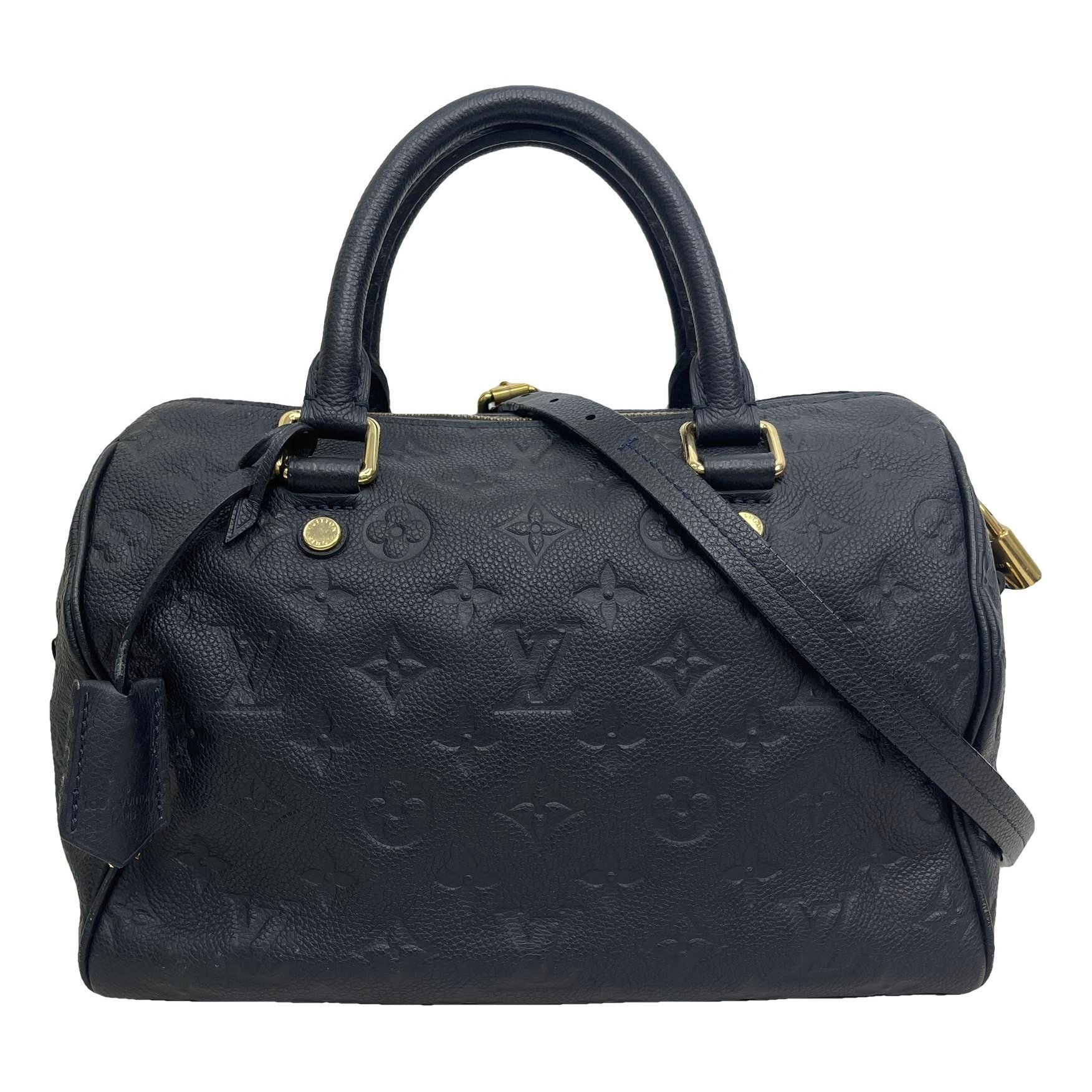 Speedy leather handbag