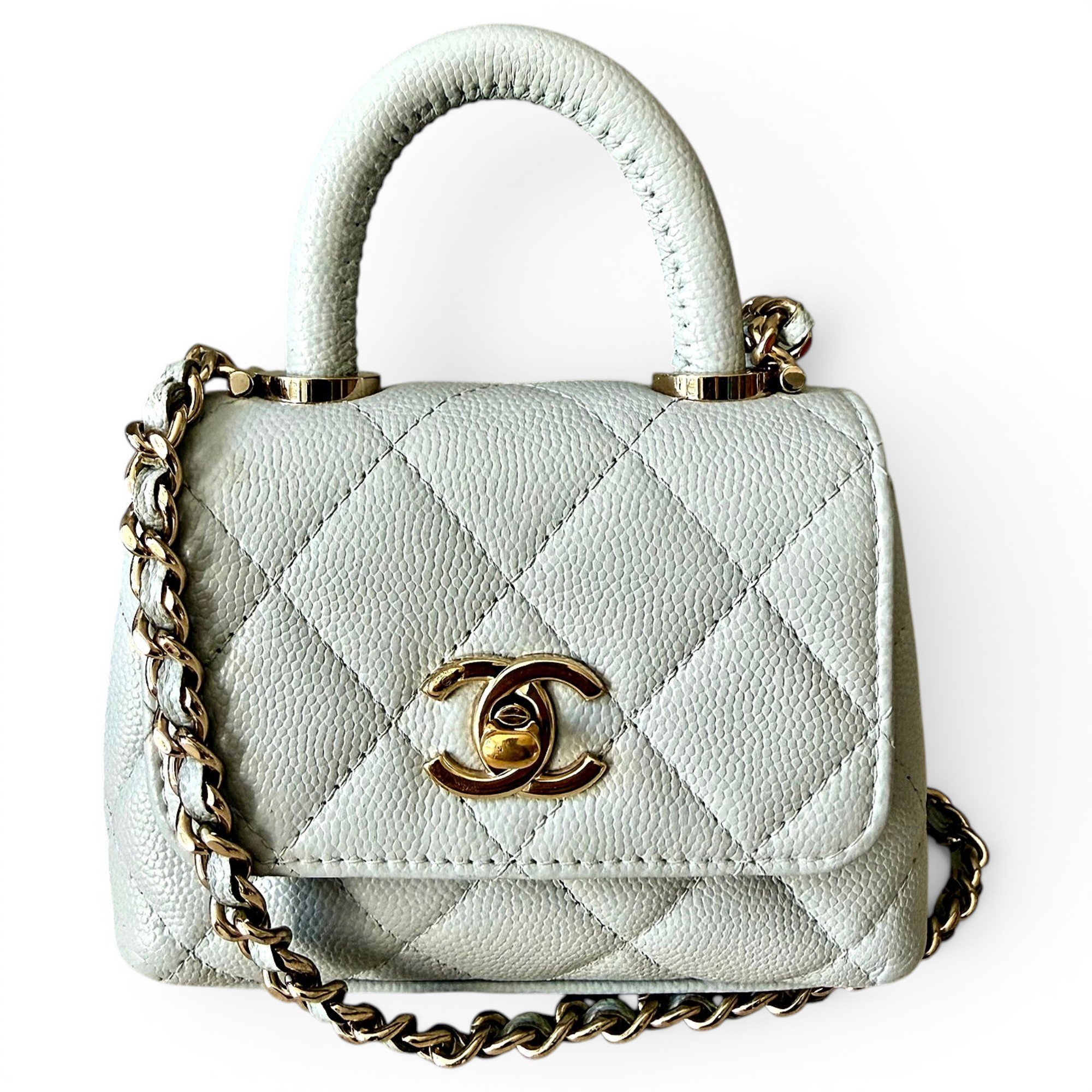 Coco Handle leather handbag