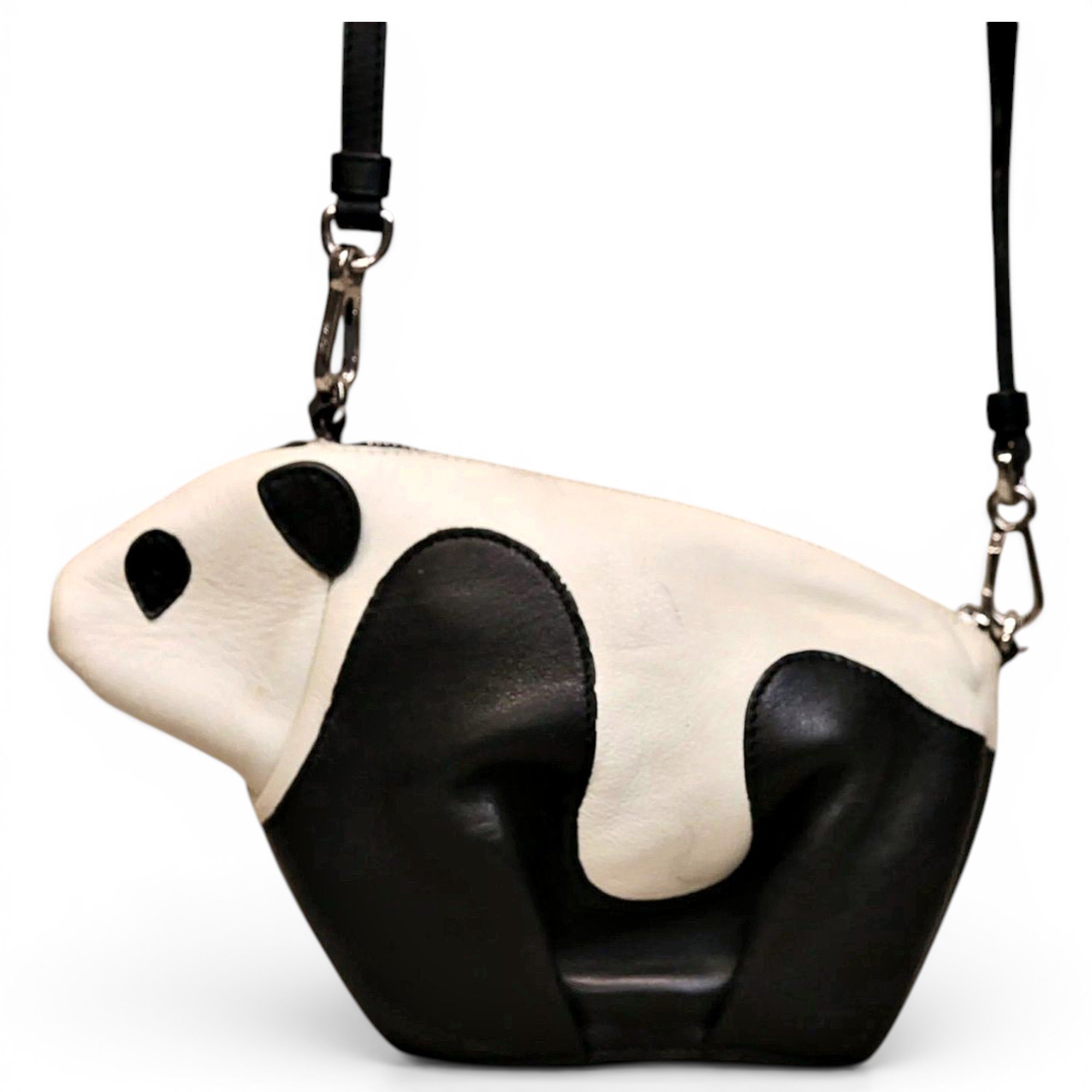 Animals leather handbag
