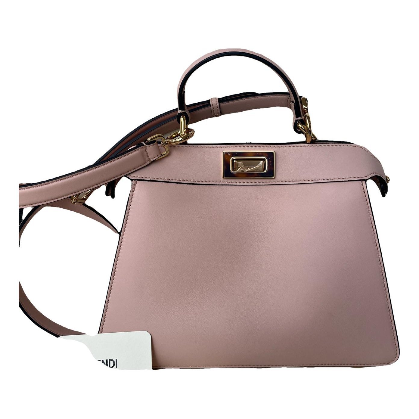 Fendi Peekaboo leather handbag
