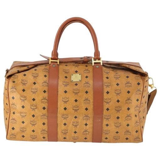 Boston leather bowling bag