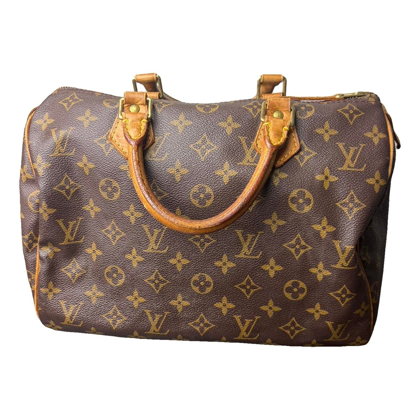 Speedy leather handbag